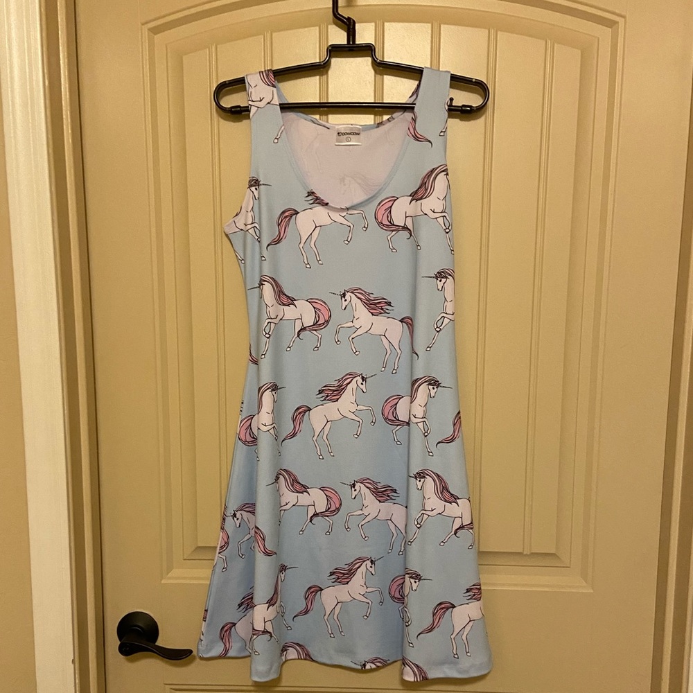Unicorn skater dress